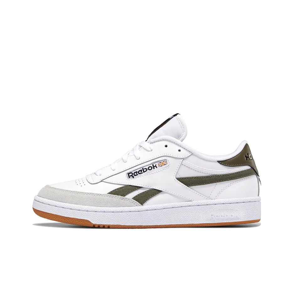 Reebok Revenge Skateboard Shoes Unisex Low Top White/Green
