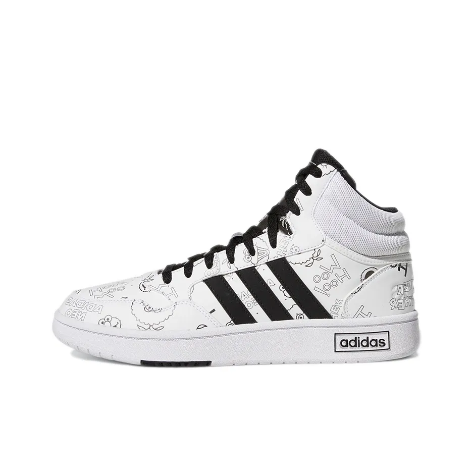 Adidas Hoops 3.0 Mid 'White Black'