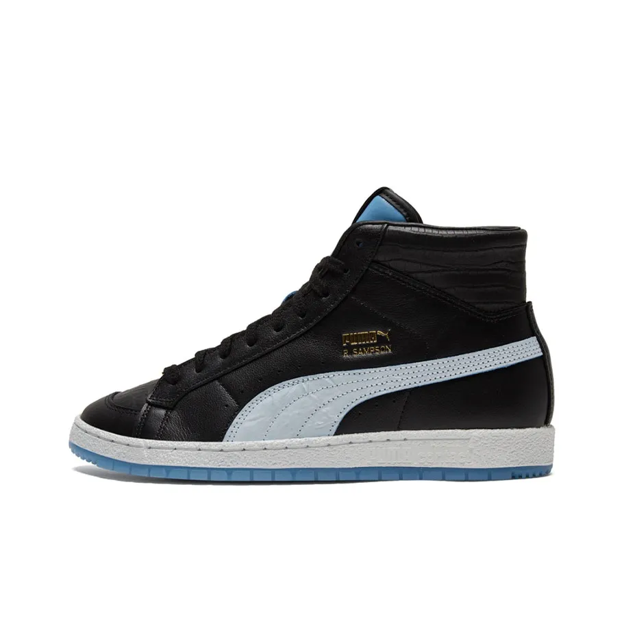 PUMA Ralph Sampson 70 MID Laye High Топ Скейтборд Кроссовки Унисекс Черный Синий