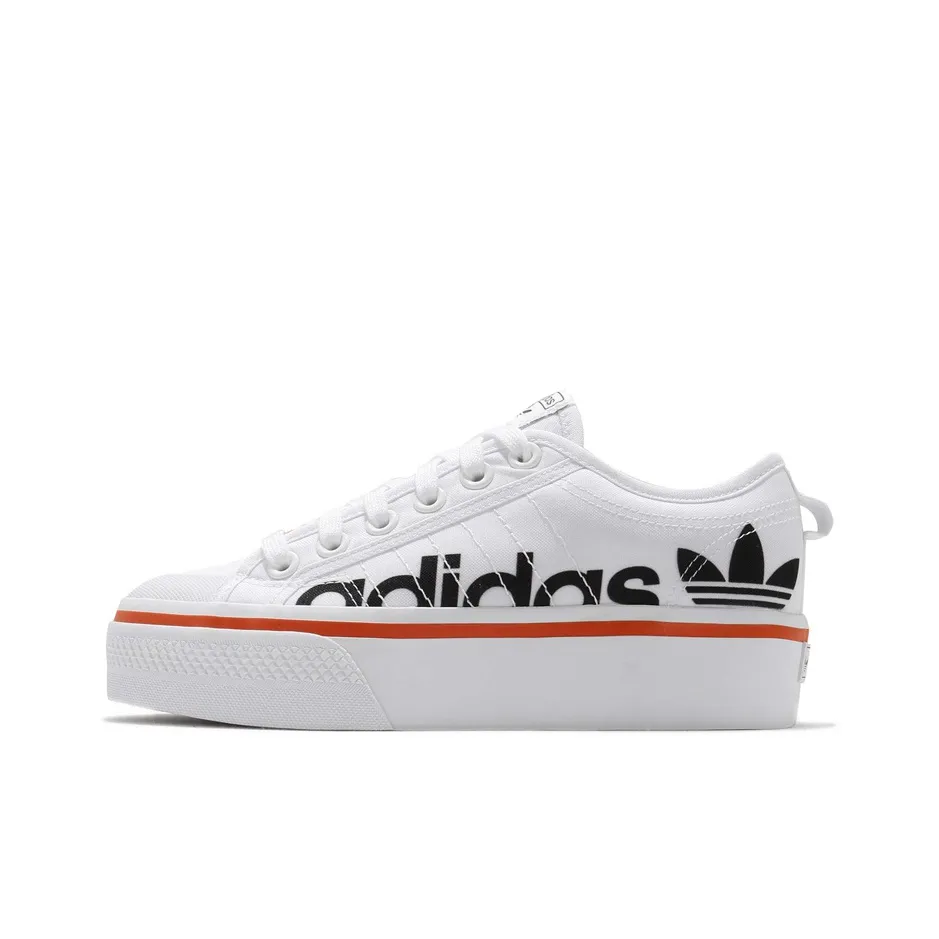 Adidas Nizza Platform 'White Black' Women's
