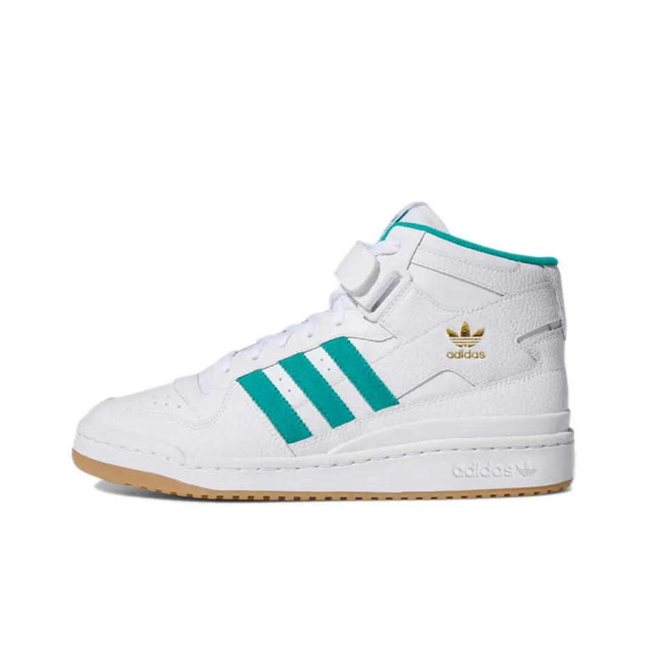 Adidas Originals Forum Mid Топ Кроссовки для скейтбординга Мужские Облачный Белый