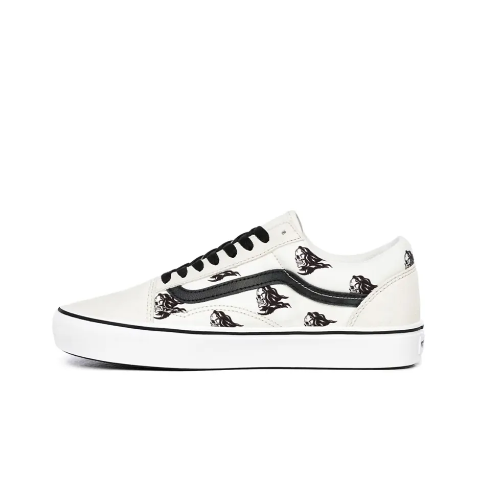 Vans Sixty Sixers X ComfyCush Old Skool 'Skull Print   White'