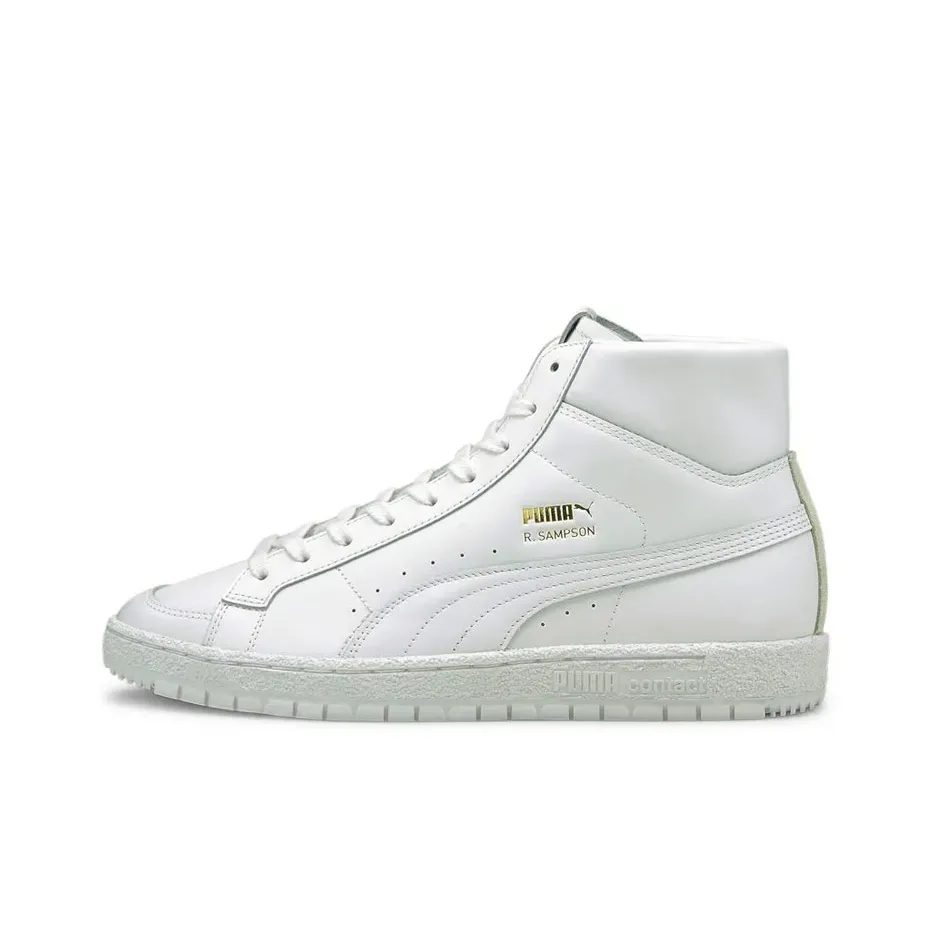PUMA Ralph Sampson 70 Mid Suit Trainers Board Shoes White