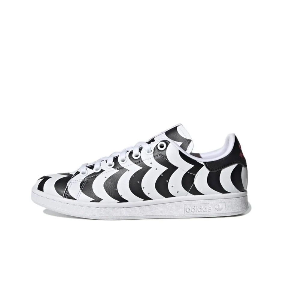 Adidas Originals STAN SMITH Collection Skateboard Shoes Women's Low Top White/Black