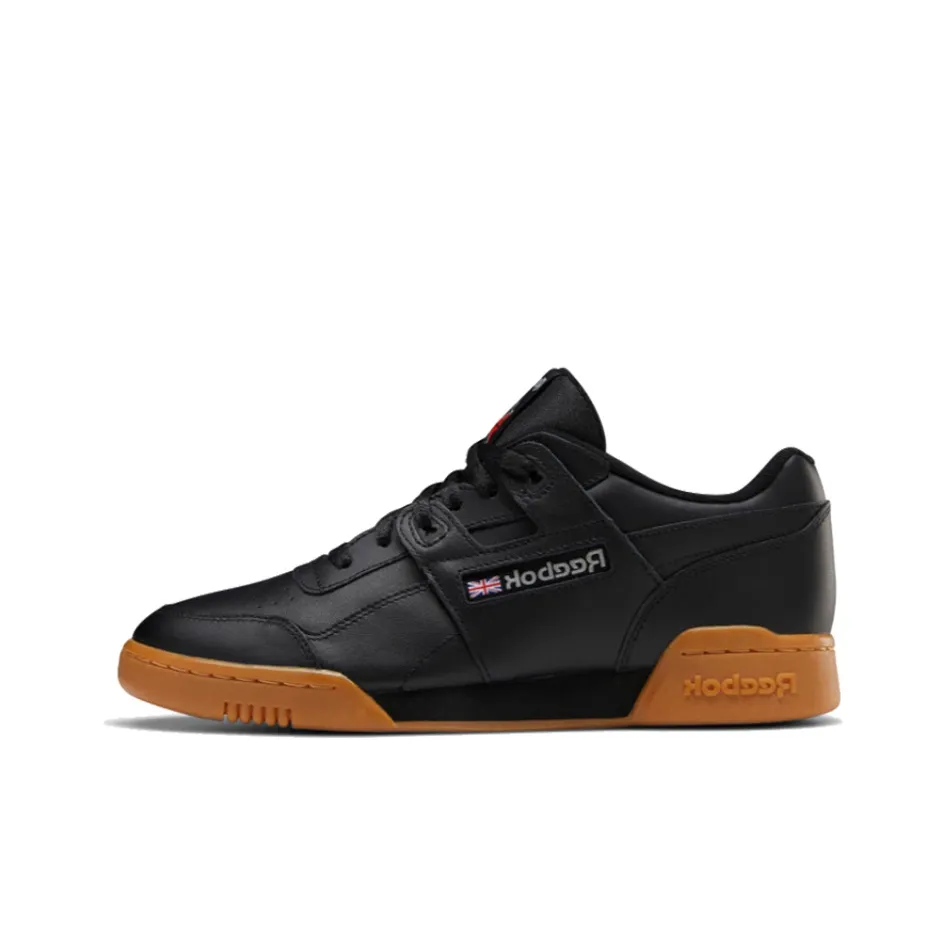 Reebok Skateboard Shoes Unisex Low Top Black