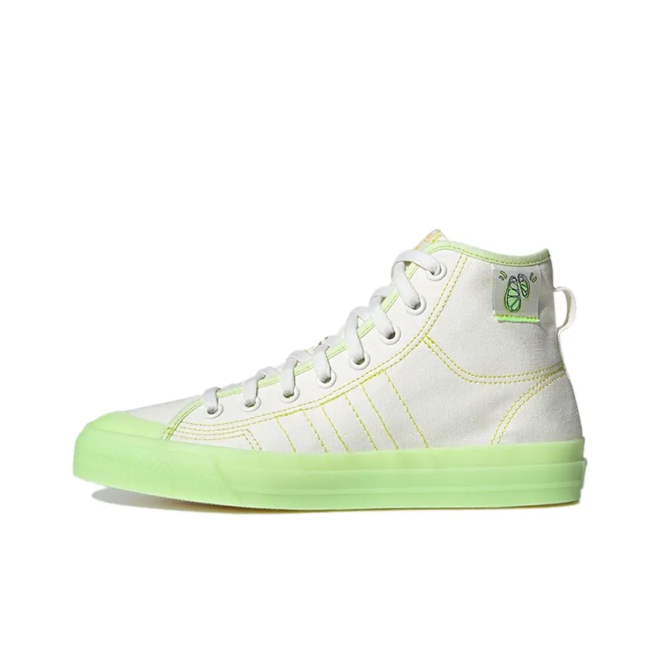 Adidas Originals Nizza Hi Rf 'Cream Yellowgreen'