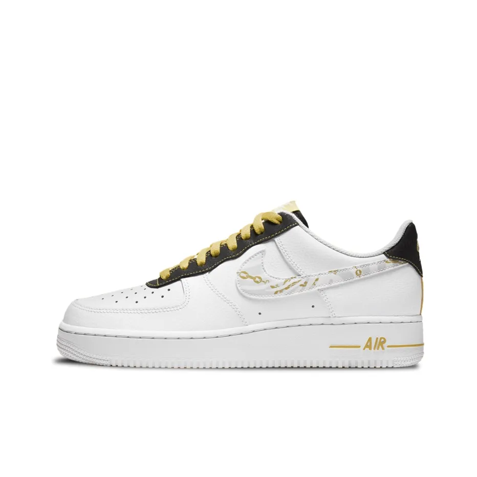 Nike Air Force 1 '07 LV8 'Gold Links Zebra Print'