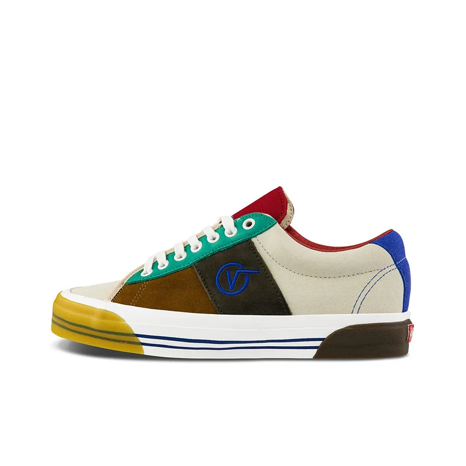Vans Og Sid Lx Retro Casual Skateboarding thunder Shoes Unisex Multi Color Splicing