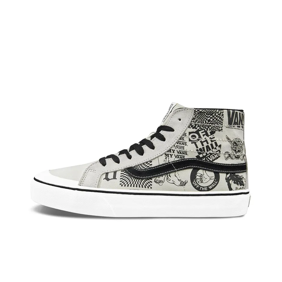 VANS SK8 138 Decon SF Высокие Кроссовки для скейтбординга Унисекс Черный Белый