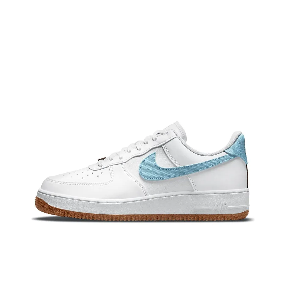 Nike Air Force 1 '07 LV8 'Индиго' Низкий топ Скейтбординг Кроссовки Мужские Белый Синий