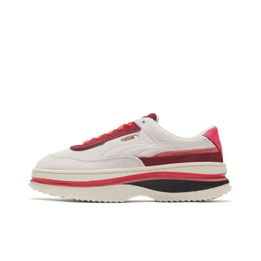 PUMA DEVA Vd противоскользящие устойчивые к истиранию легкие кроссовки для скейтбординга с низким верхом женские розовые и красные