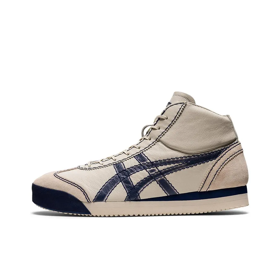 Onitsuka Tiger MEXICO 66 SD M PF Slip-on Устойчивый к истиранию Высокий Топ Скейтборд Кроссовки Unisex Light Коричневый