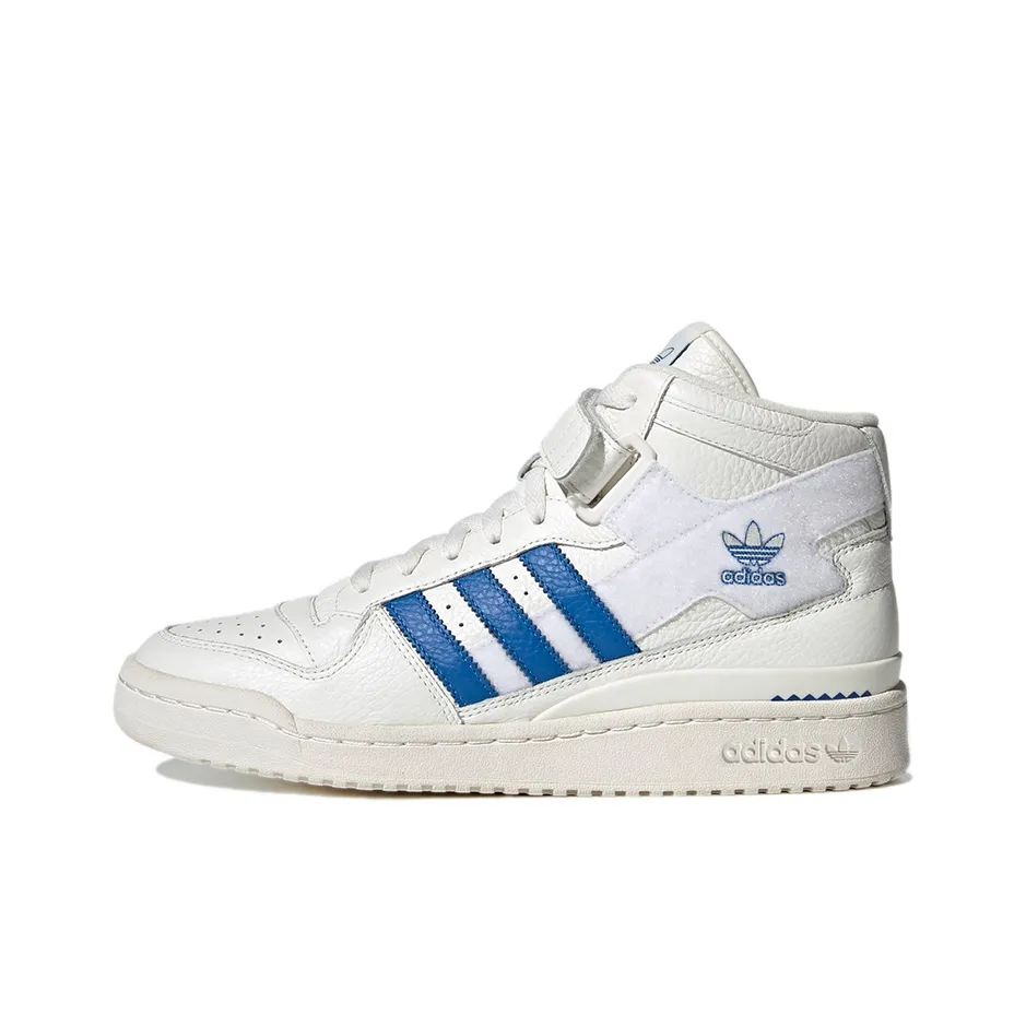 Adidas Originals Forum Mid Off White Blue Bird