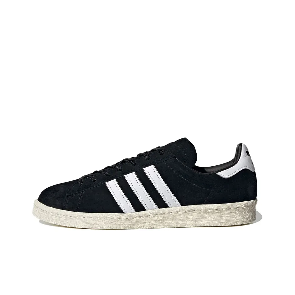 Adidas Originals Campus 80S Low Топ Скейтборд Кроссовки Унисекс Черный