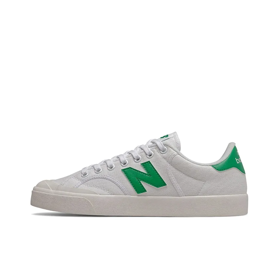 New Balance Court Cup Retro Casual Skate Shoes Unisex White Green
