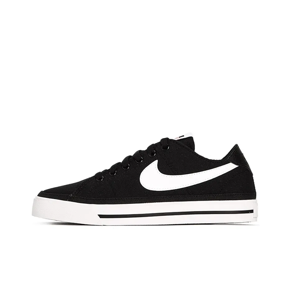 Nike Court Legacy Canvas Black White Women's