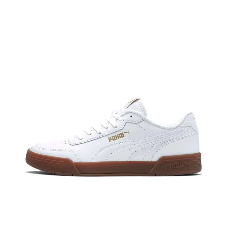 PUMA Caracal Легкий Низкий Топ Скейтборд Кроссовки Унисекс Белый