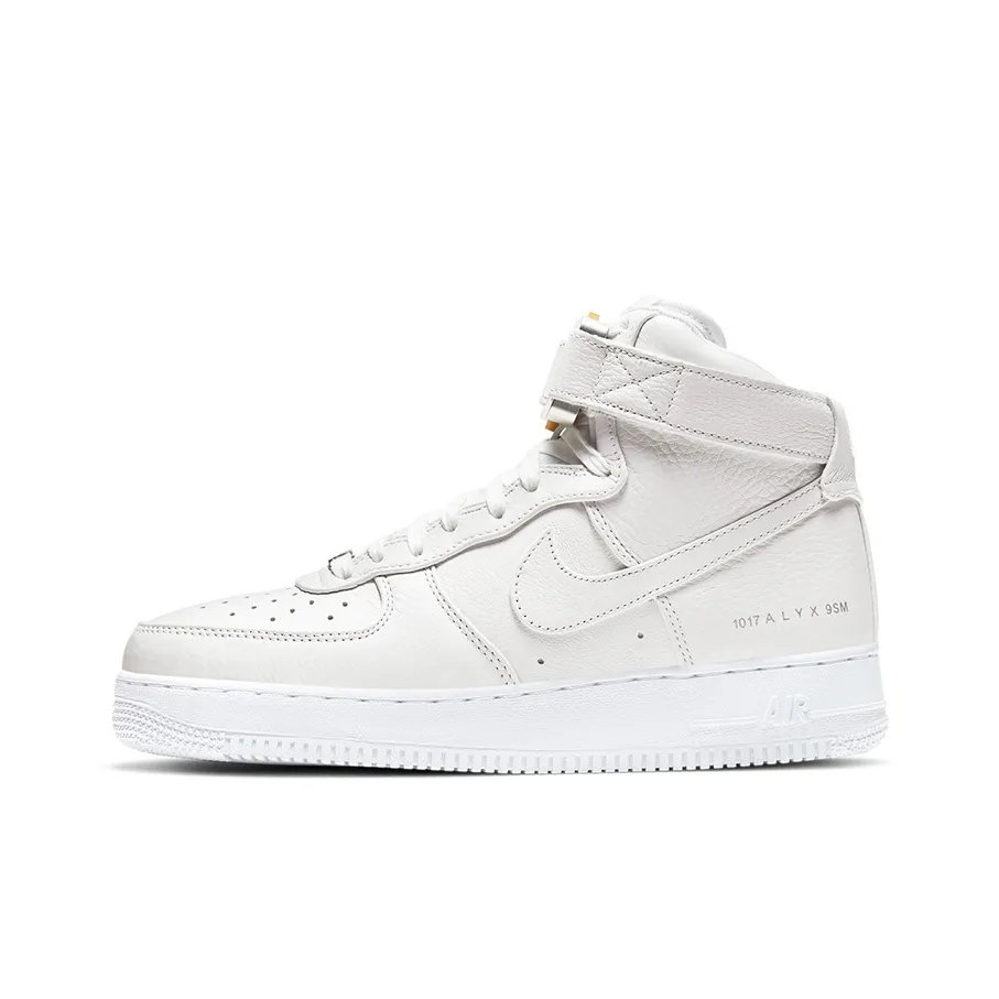 1017 ALYX 9SM совместный с Nike Air Force 1 противоскользящие легкие высокие кроссовки для скейтбординга унисекс чисто белый