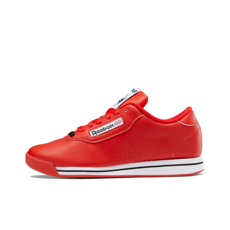 Reebok Skateboard Shoes Women's Low Top China Red/White