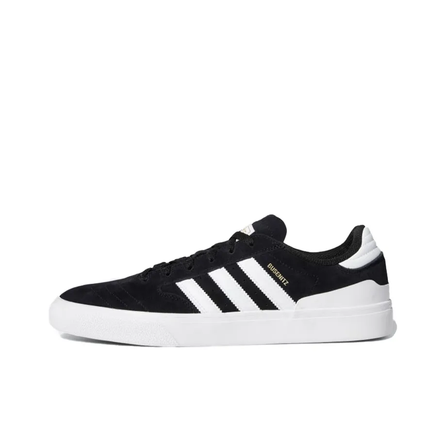 Adidas Originals Busenitz II Slip-Resistant Low Top Скейтборд Кроссовки Мужские Черно-Белые
