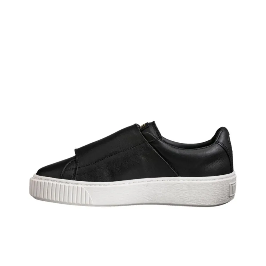 PUMA BASKET PLATFORM BIG Ремень Низкий Топ Скейтборд Кроссовки Женские Черные
