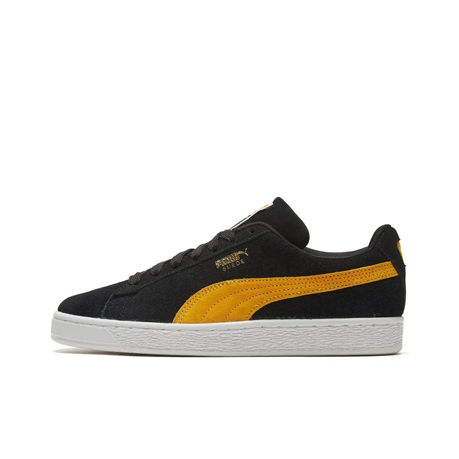 Puma Suede Black Golden Rod
