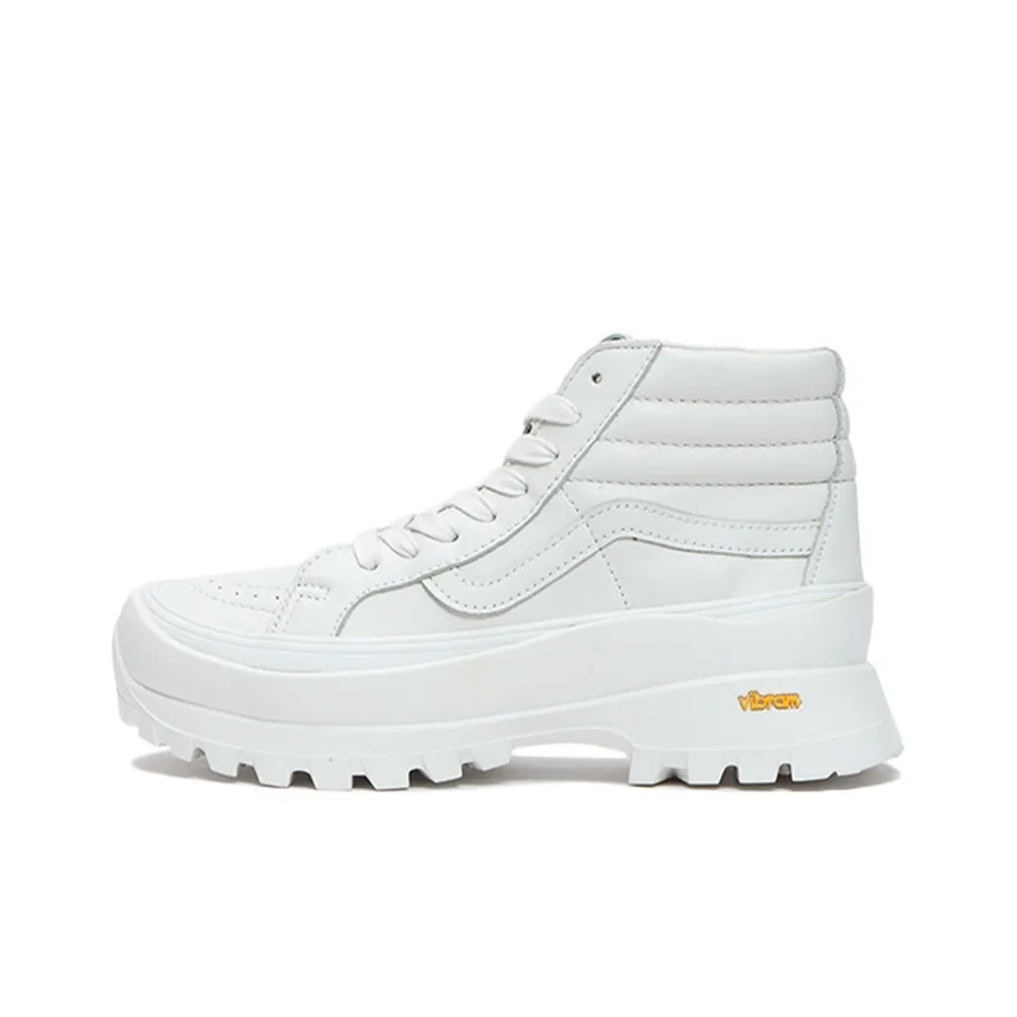 Vans Virbram X Vans SK8 Hi Lx Wear resistant Non Slip Casual Skateboarding Shoes White