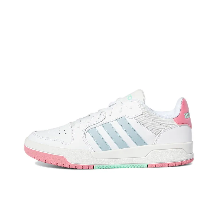Adidas Neo Entrap Cozy Wear Resistant Skate Shoes 'White Pink Blue' Women's