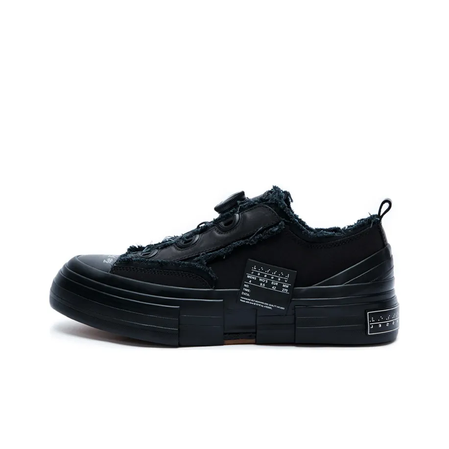 Yohji Yamamoto x VESSEL Yohji Yamamoto Low Top Skateboard Shoes Unisex Black