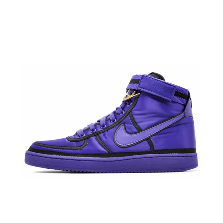 Nike Air Vandal Hi Supreme QS PEPL Противоскользящие Устойчивые к истиранию Высокие Кроссовки для скейтбординга Мужские Фиолетовые Черные