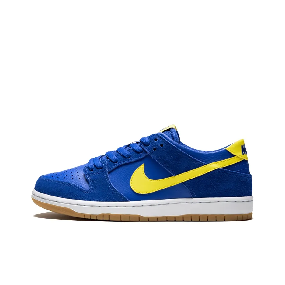 Nike Dunk SB Pro 'Boca Juniors' Slip-on Легкий Low Top Скейтбординг Кроссовки Unisex Синий Желтый