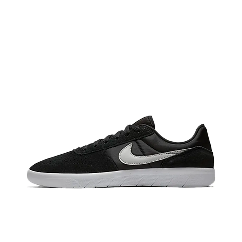 Nike SB Team Classic Покрытие Slip-Resistant Низкие Кроссовки для Скейтбординга Унисекс Черный Белый