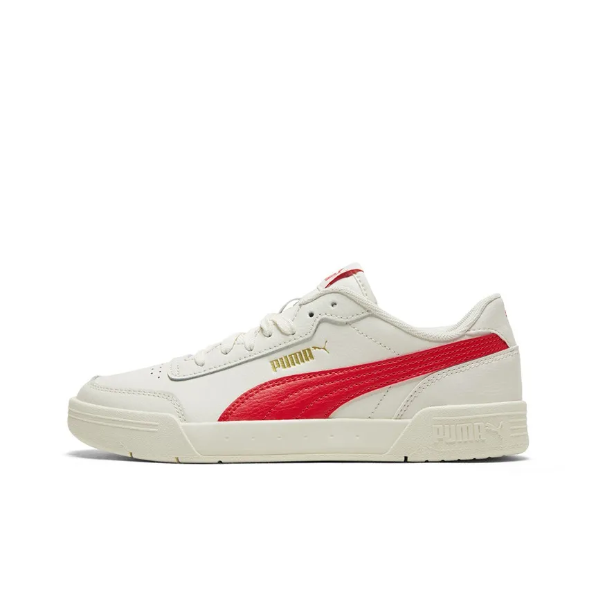 PUMA Caracal Low Топ Скейтборд Кроссовки Унисекс Красный Белый