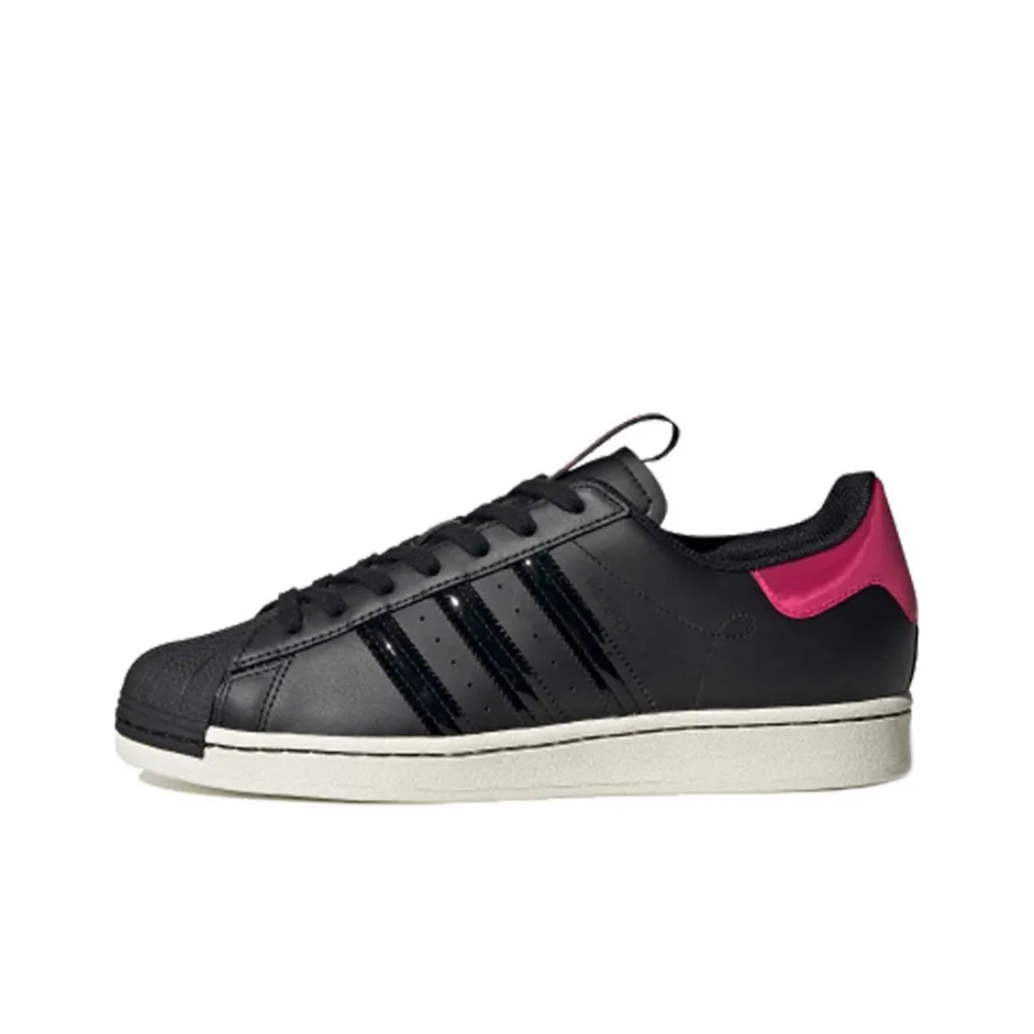 Adidas Originals Superstar Series Low Топ Скейтборд Кроссовки Унисекс Черный Красный