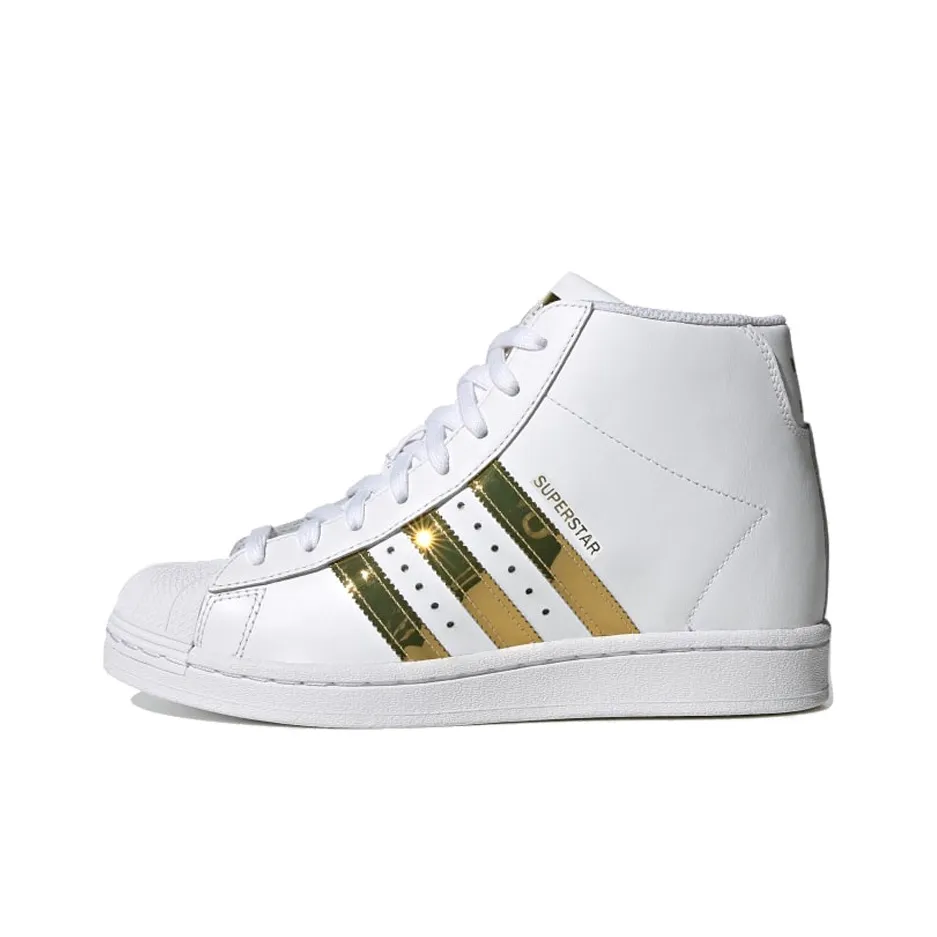 Adidas Women's Superstar Up 'White Gold Metallic' Women's