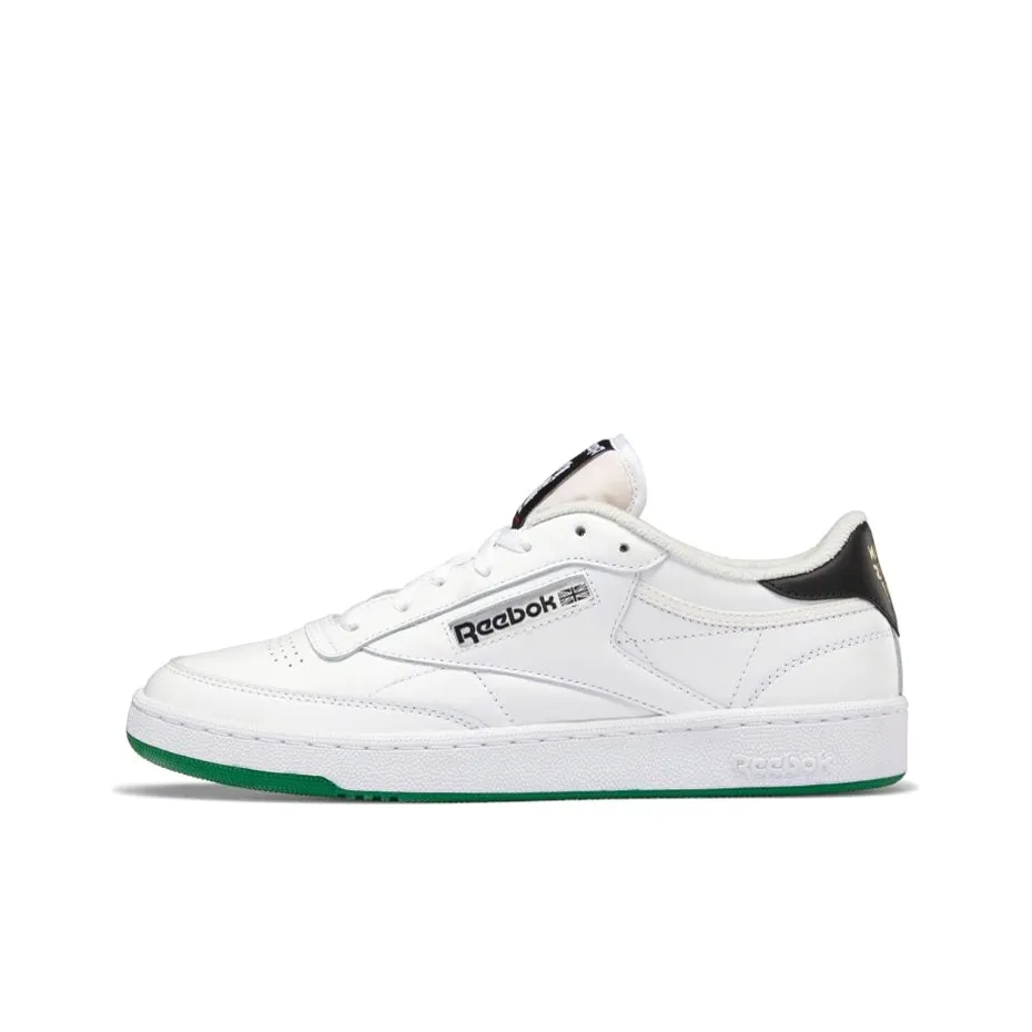 Reebok Club C Series Skateboard Shoes Men Low Top White/Black/Green