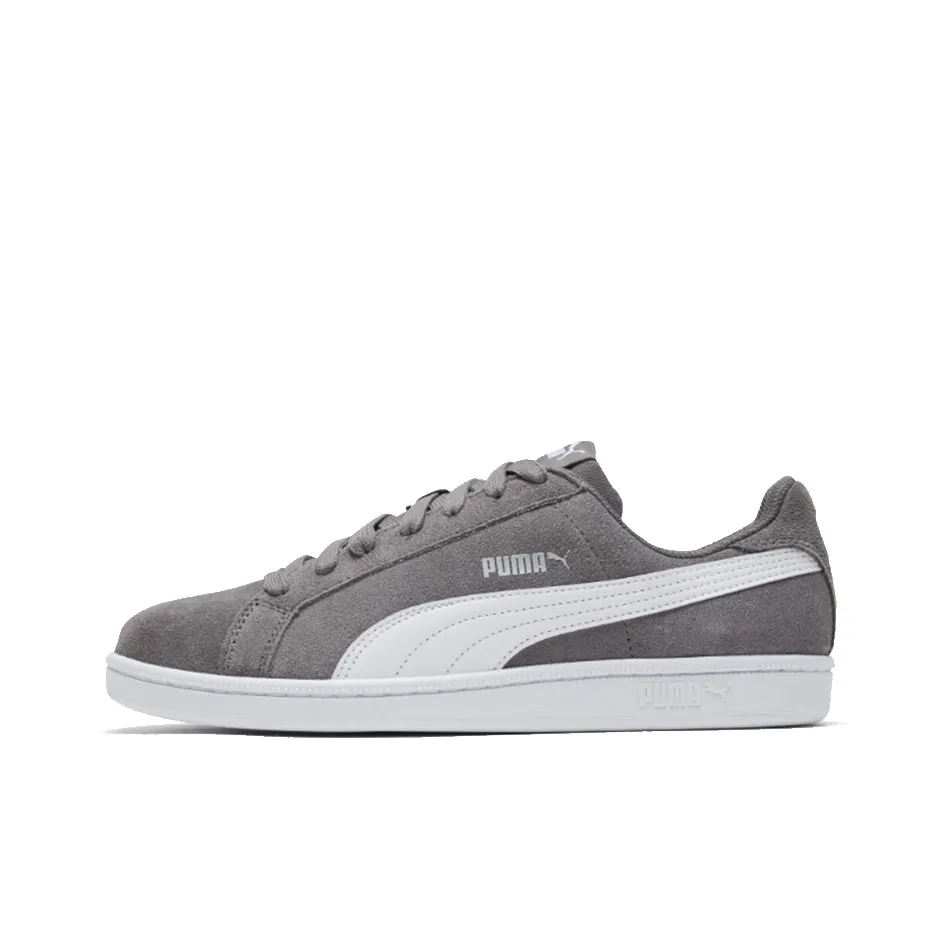 PUMA Smash Slip-Resistant Abrasion-Resistant Lightweight Breathable Скейтборд Кроссовки Low-Top Унисекс Серый