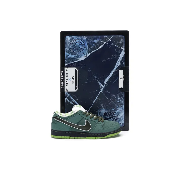 Nike SB Dunk Low Concepts Green Lobster Special Box