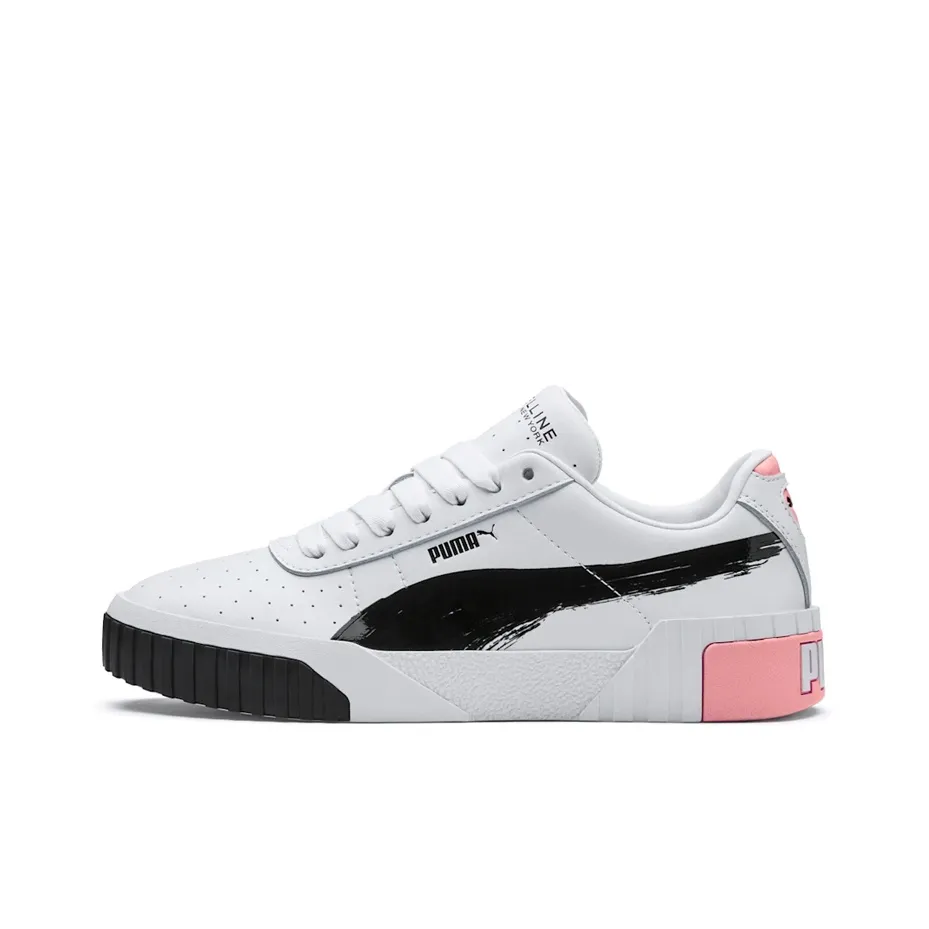Maybelline X PUMA Cali Skateboard Shoes Women's Low Top Black White