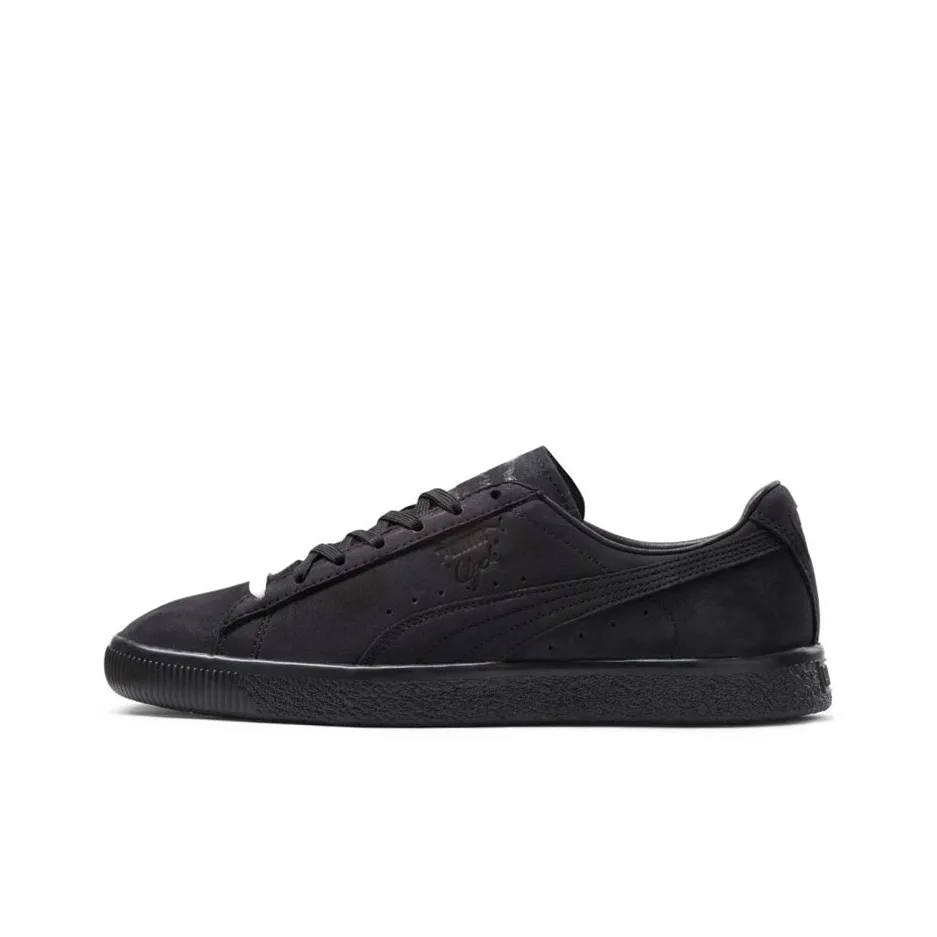 PUMA Clyde Court Fleur DE Lis En Noir Low Топ Скейтборд Кроссовки Унисекс Черный