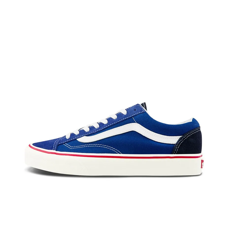 VANS Style 36 Series Низкие Скейтборд Кроссовки Унисекс Синий