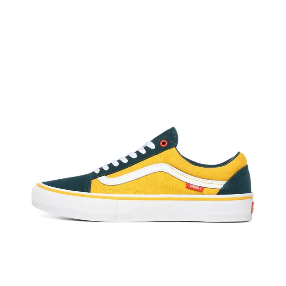 VANS Old Skool Collection Prime Pro Low Скейтборд Кроссовки Unisex Синий Желтый