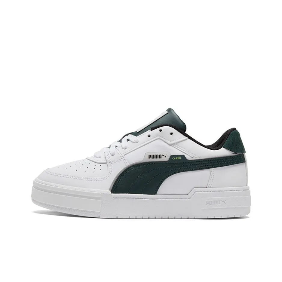PUMA Ca Pro Tech Low Топ Скейтборд Кроссовки Мужские Белый Темно-зеленый