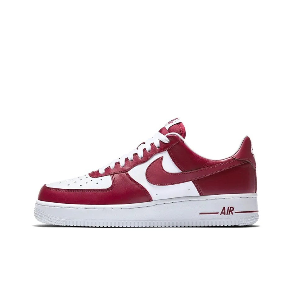 Nike Air Force 1 '07 Low Топ Скейтборд Кроссовки Мужские Белый Красный