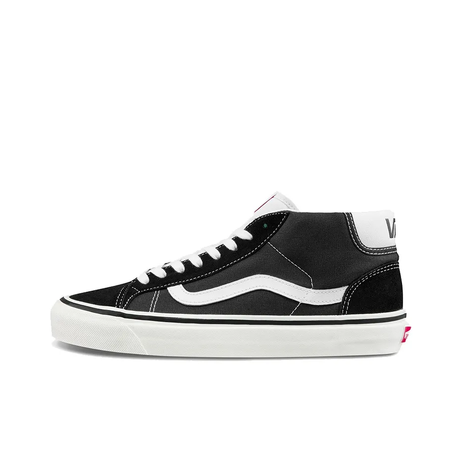 VANS Mid Skool Стиль 37 MID Топ Скейтборд Кроссовки Унисекс Черный
