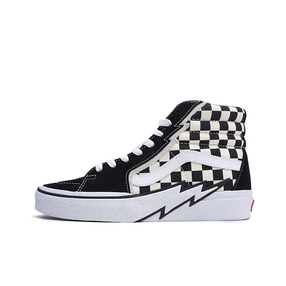 Sk8 Vans  Hi 'Bolt   Checkerboard'