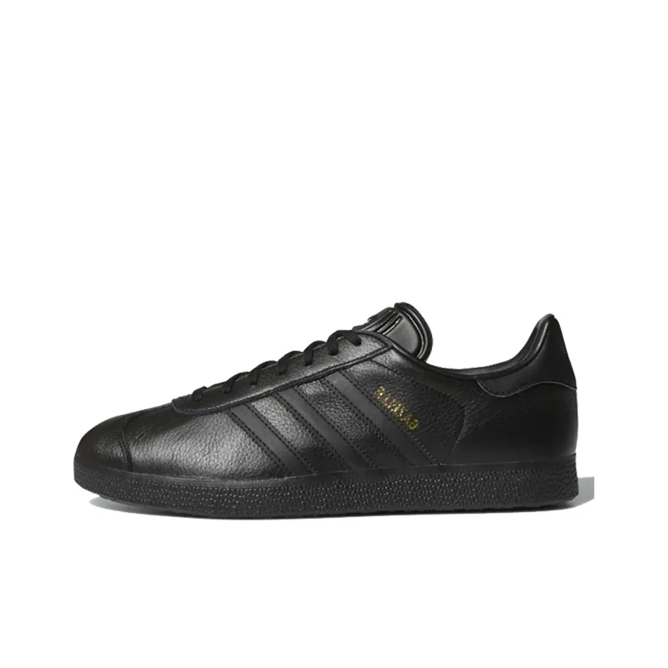 Adidas Gazelle Black/Black Gold Metallic