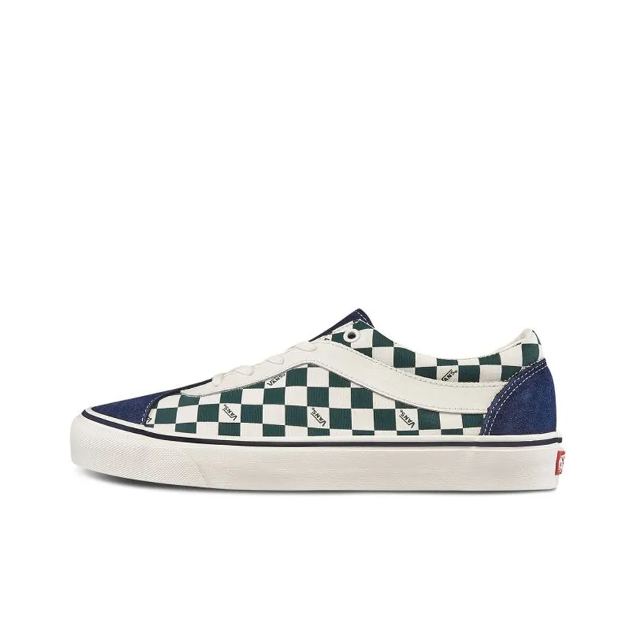Vans Bold Ni Green White 'Dress Blues Trekking Green'