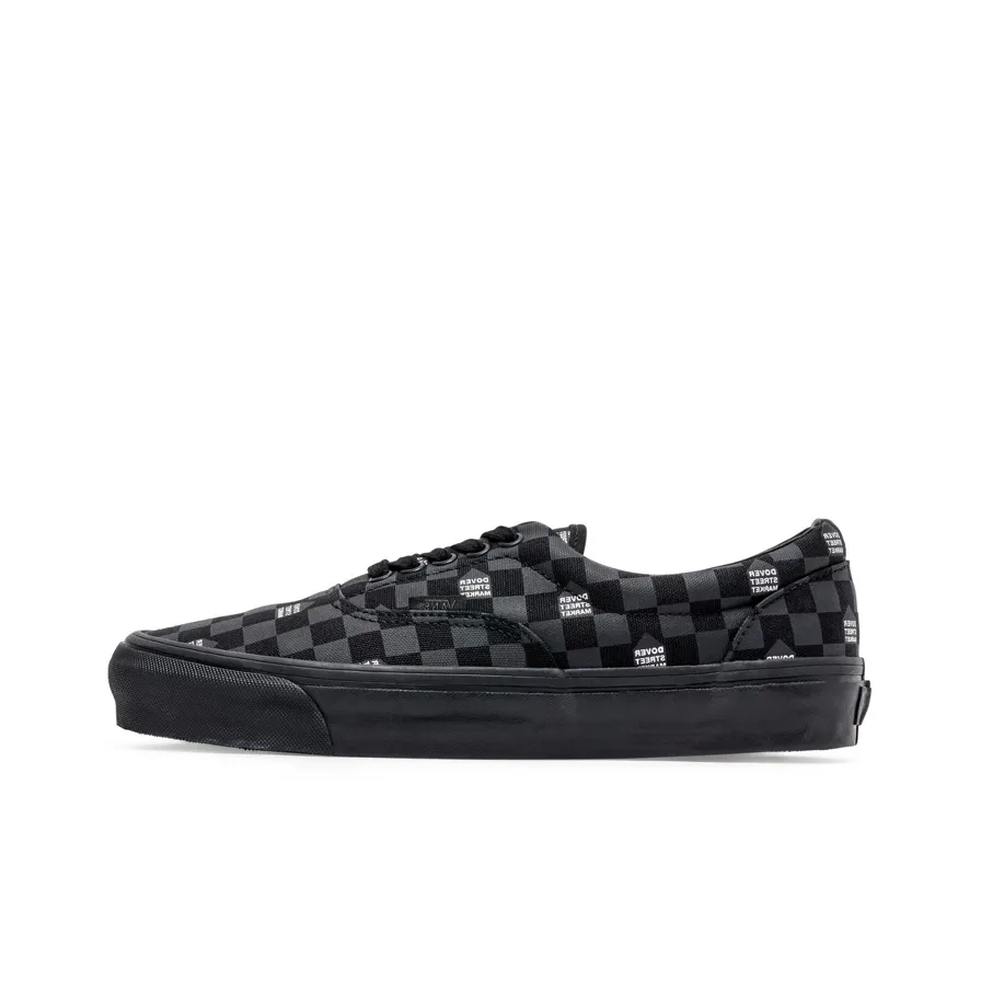 DSM x Vans LX Особенный Легкий Низкий Топ Скейтборд Кроссовки Унисекс Черный Серый Шахматный Узор