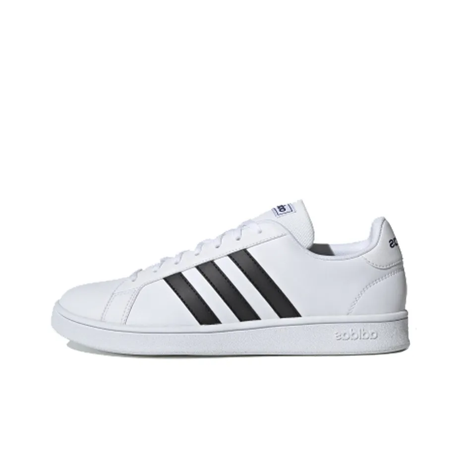 Adidas Grand Court Base Cloud White Core Black Dark Blue